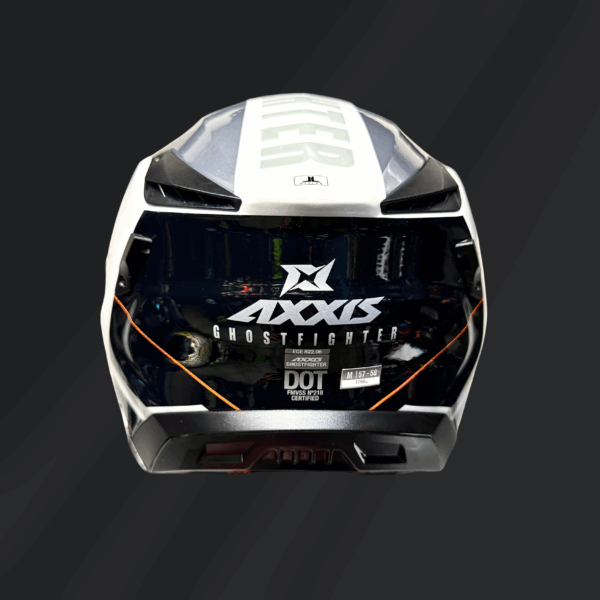 CASCO ABATIBLE AXXIS GHOST FIGHTER A2 MANIAC TITANIUM - Imagen 3