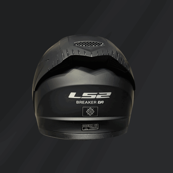 CASCO INTEGRAL BREAKER EVO SOLID NEGRO MATE FF390 - Imagen 4