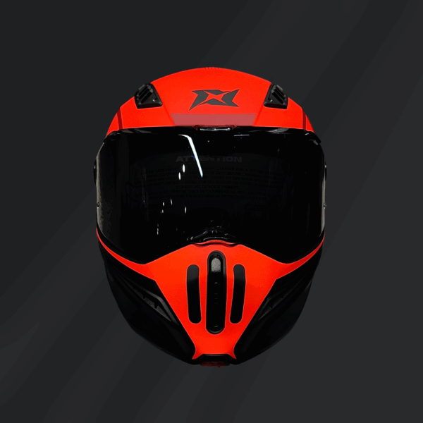 CASCO ABATIBLE AXXIS GHOST FIGHTER C5 BITONE ROJO MATE - Imagen 2