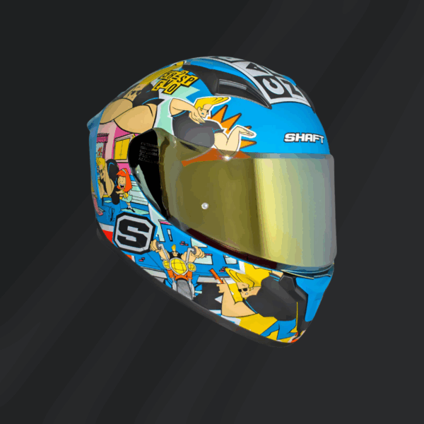 CASCO INTEGRAL SHAFT JOHNY BRAVO MATE - Imagen 2