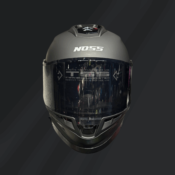 CASCO INTEGRAL NOSS NS-806 NEGRO MATE - Imagen 3
