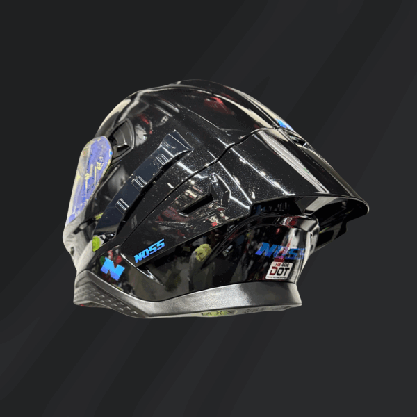 CASCO INTEGRAL NOSS NS-806 NEGRO GLOSS - Imagen 4