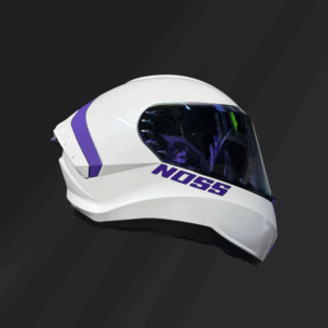 CASCO INTEGRAL NOSS 888 BLANCO/MORADO