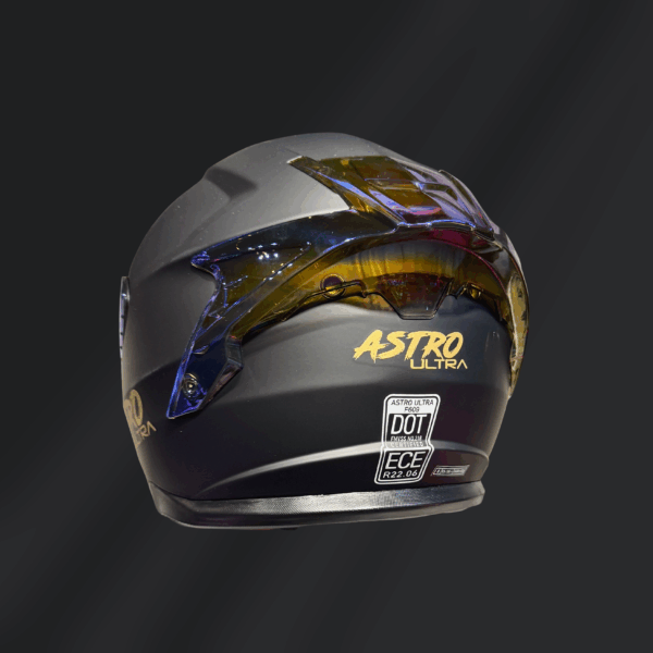 CASCO INTEGRAL ASTRO ULTRA NEGRO AZUL - Imagen 4