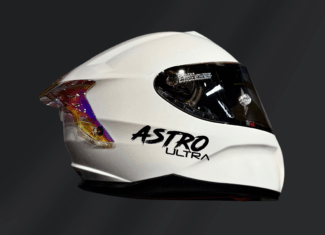 CASCO INTEGRAL ASTRO HELMETS ULTRA BLANCO ROSA