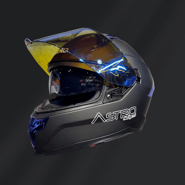 CASCO INTEGRAL ASTRO HELMETS SOLID AZUL - PD910 - Imagen 3