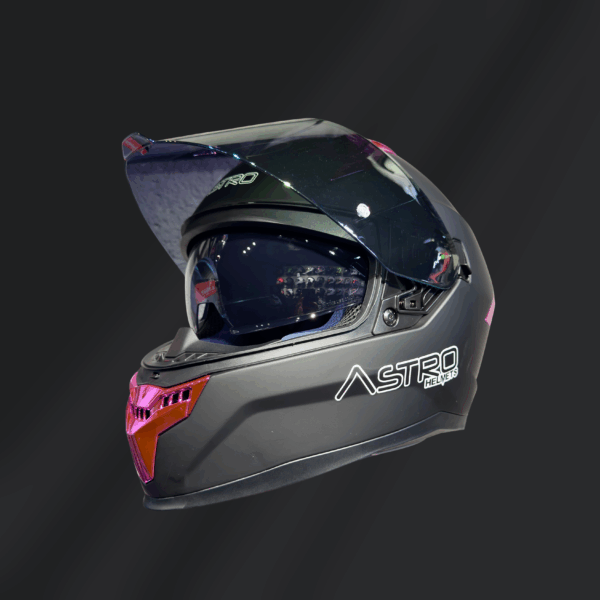 CASCO INTEGRAL ASTRO HELMETS SOLID ROSA - PD910 - Imagen 3