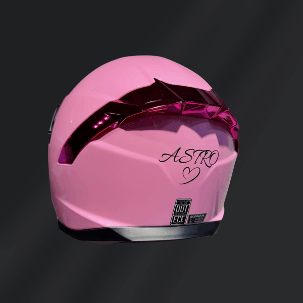 CASCO INTEGRAL ASTRO HELMETS ROSA PERLA - Imagen 2