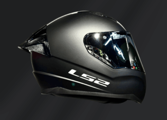 CASCO INTEGRAL LS2 RAPID II CON BLUETOOTH, MICA Y SPOILER