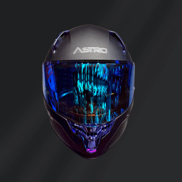 CASCO INTEGRAL ASTRO HELMETS SOLID AZUL - PD910 - Imagen 2