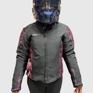 CHAMARRA PARA DAMA ASTRO BIKER ROSA