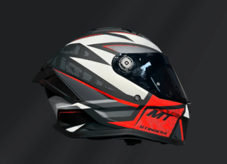 CASCO INTEGRAL MT HELMETS STINGER 2 RUSH B5 ROJO