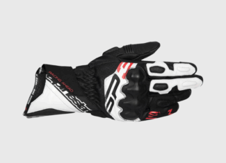 GUANTES ALPINESTARS SP-3 GLOVES – BLACK WHITE RED FLUO