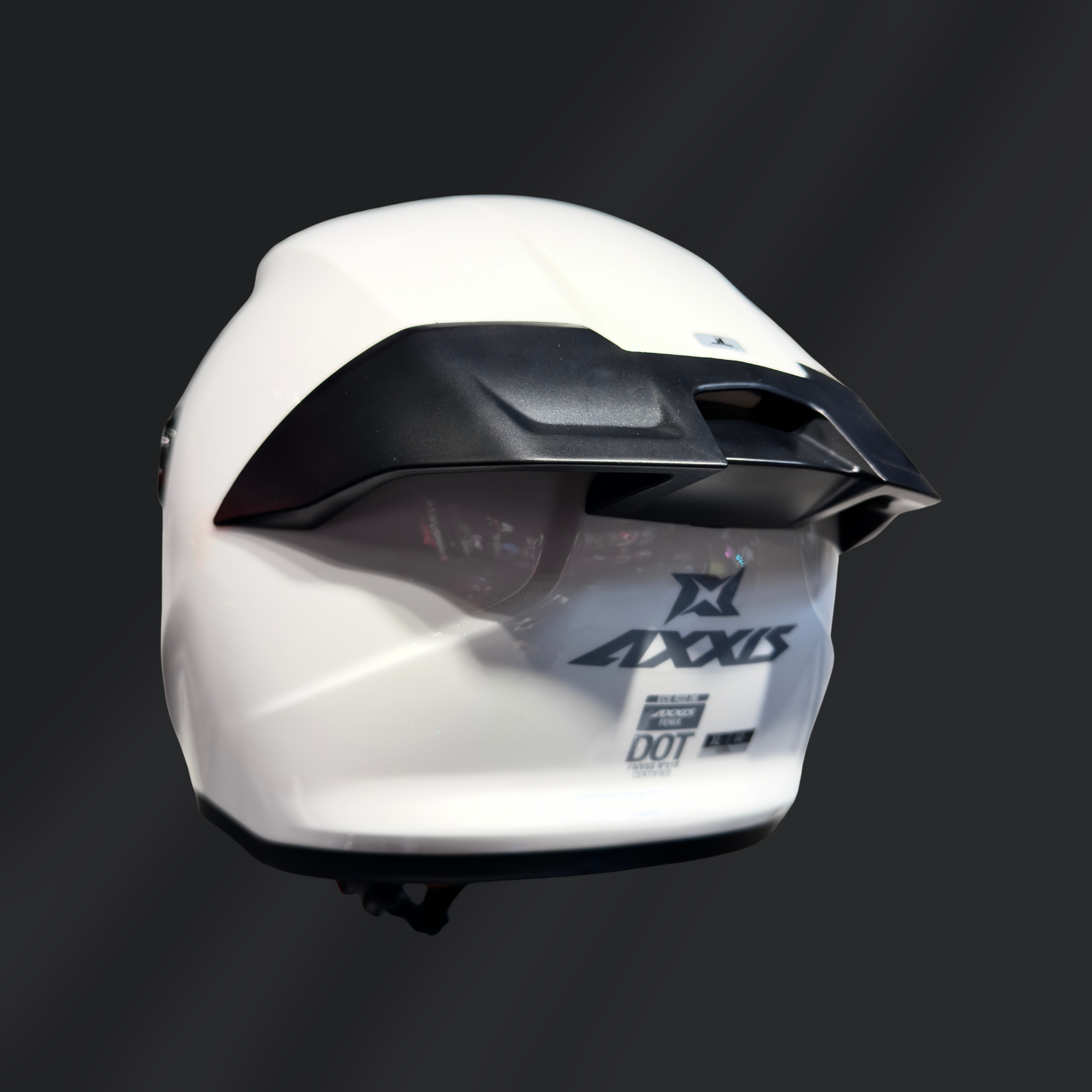 CASCO INTEGRAL AXXIS FÉNIX BLANCO GLOSS - Imagen 3