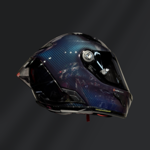 CASCO NOLAN X-804 RS ULTRA CARBON LIQUID BLUE