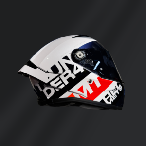 CASCO INTEGRAL MT HELMETS THUNDER 4 WAVES A17 BCO/AZUL GLOSS