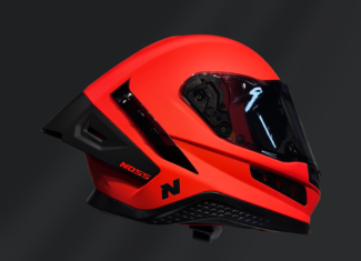 CASCO INTEGRAL NOSS NS-806 ROJO MATE