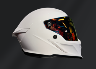 CASCO INTEGRAL JOE ROCKET ION RKT 240 BLANCO GLOSS MICA ROJA