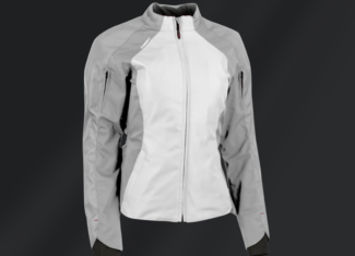 CHAMARRA JOE ROCKET PARA DAMA AURORA 2.0 BLANCA