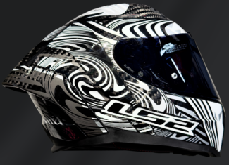 CASCO INTEGRAL LS2 DRAGON ENTHUM PLATA FF807