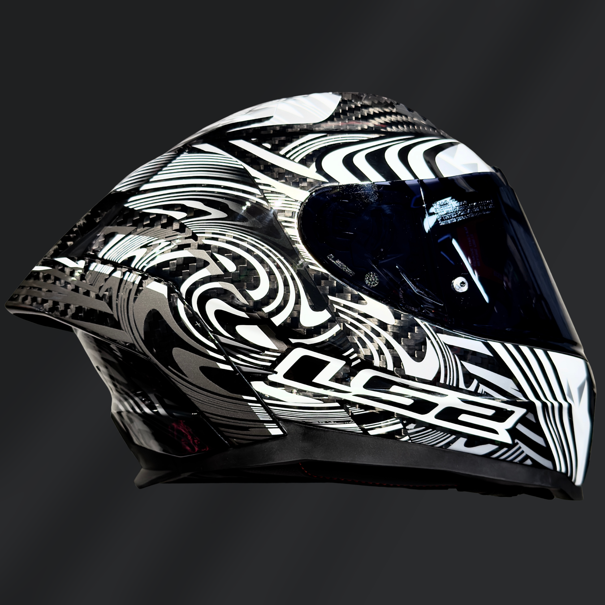 CASCO INTEGRAL LS2 DRAGON ENTHUM PLATA FF807