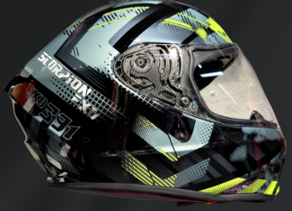 CASCO INTEGRAL SCORPION EXO-391 CUTTLER NEGRO FLUO