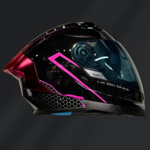 CASCO ABATIBLE X KOV LATIN-X RIVALRY NEGRO ROSA GLOSS