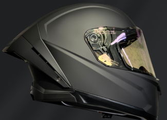 CASCO INTEGRAL X KOV THANOS NEGRO MATE