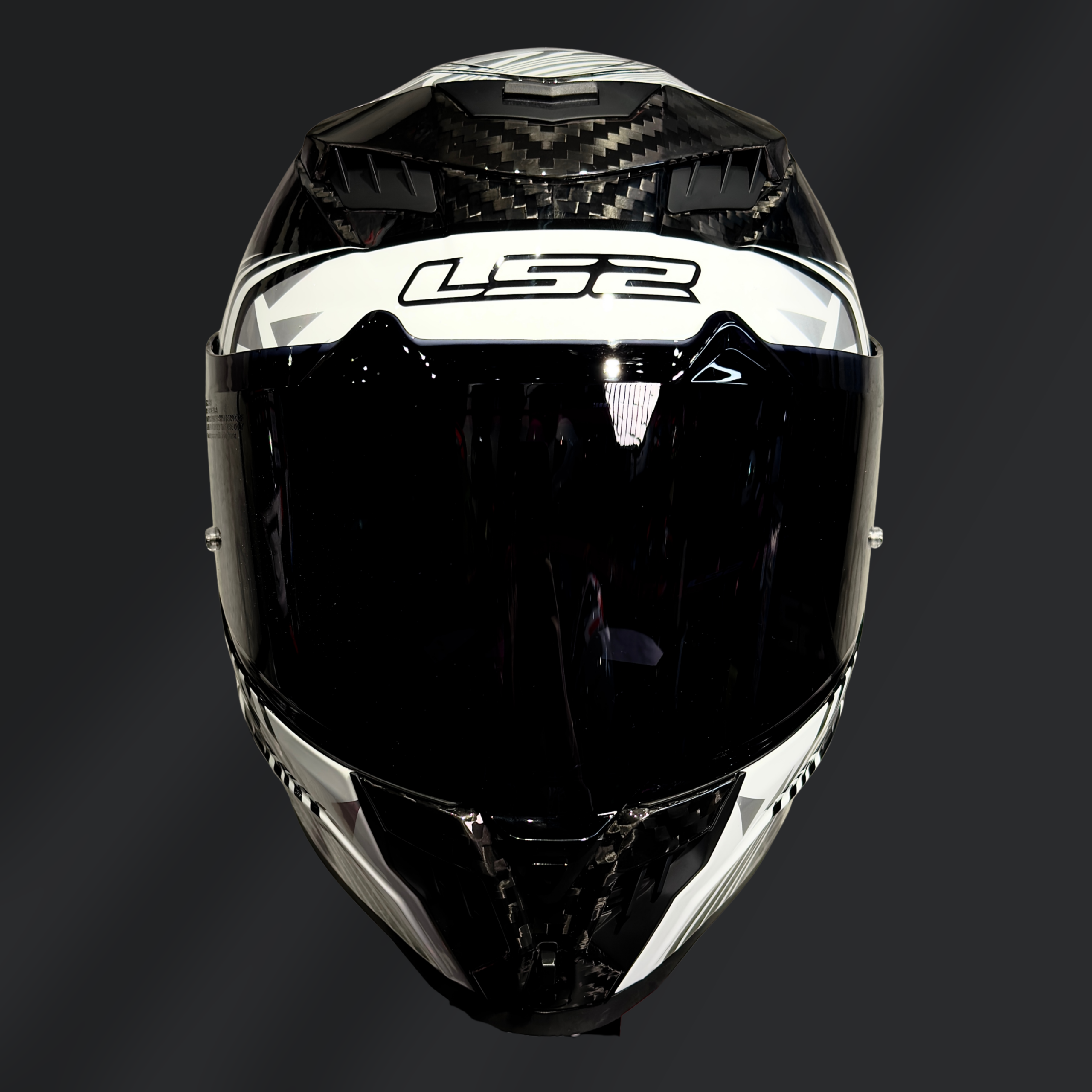 CASCO INTEGRAL LS2 DRAGON ENTHUM PLATA FF807 - Imagen 3