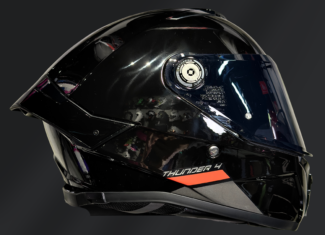 CASCO INTEGRAL MT HELMETS THUNDER 4 NEGRO GLOSS
