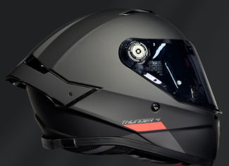 CASCO INTEGRAL MT HELMETS THUNDER 4 NEGRO MATE