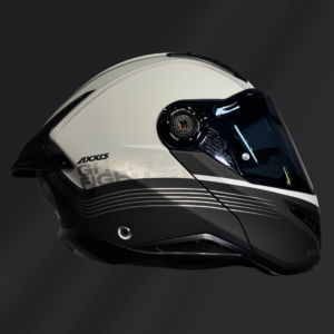 CASCO ABATIBLE AXXIS GHOST FIGHTER C2 BITONE GRIS MATE