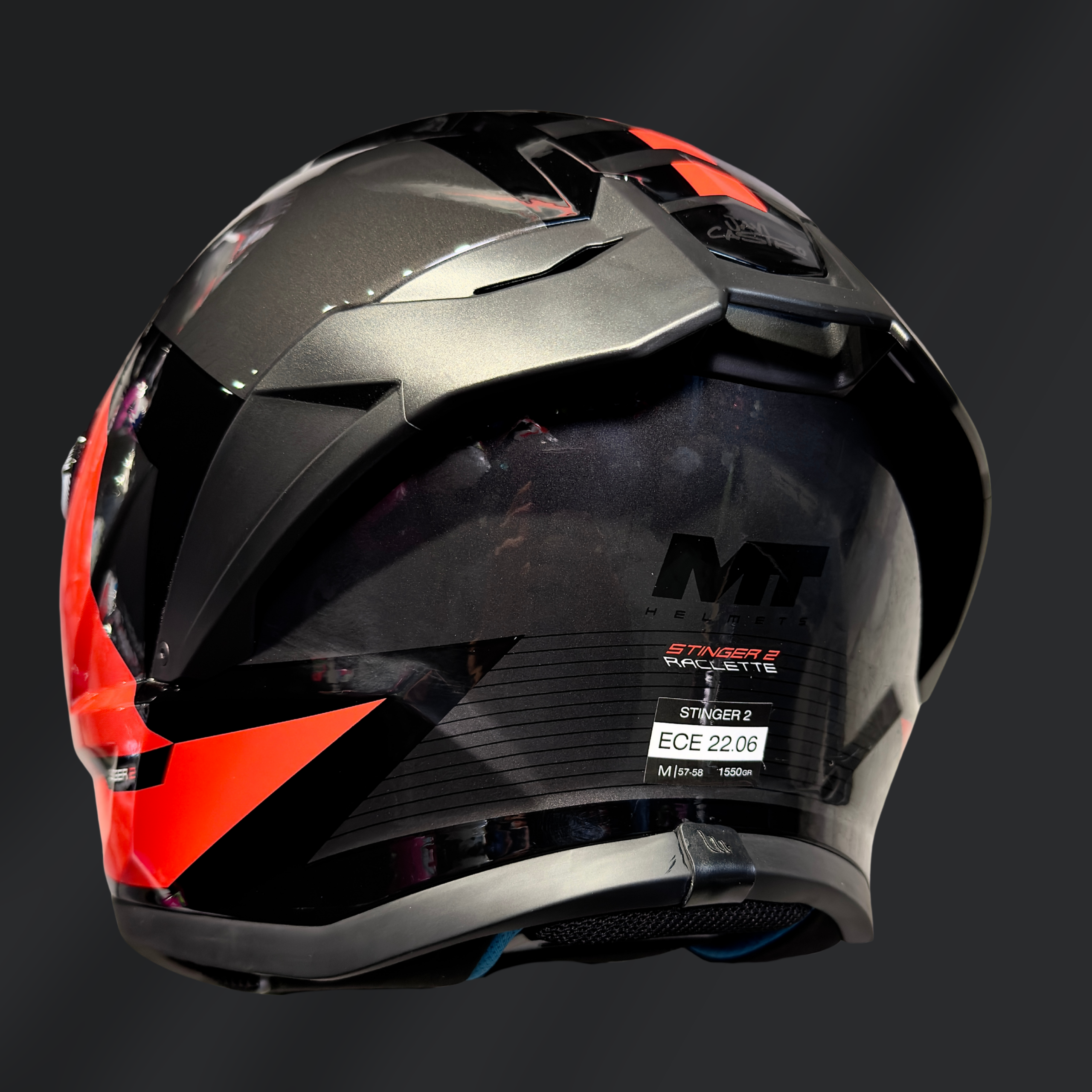CASCO INTEGRAL MT HELMETS STINGER 2 RACLETTE GLOSS - Imagen 3