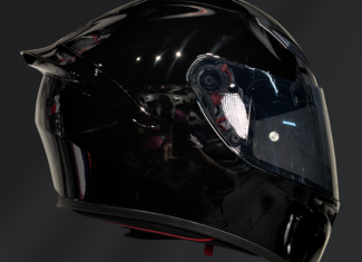 CASCO INTEGRAL AGV K1S NEGRO GLOSS