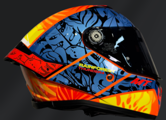 CASCO INTEGRAL MT HELMETS THUNDER 4 SV RAINFOREST GLOSS