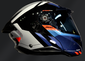 CASCO ABATIBLE AXXIS GHOST FIGHTER B7 SLEEK AZUL GLOSS