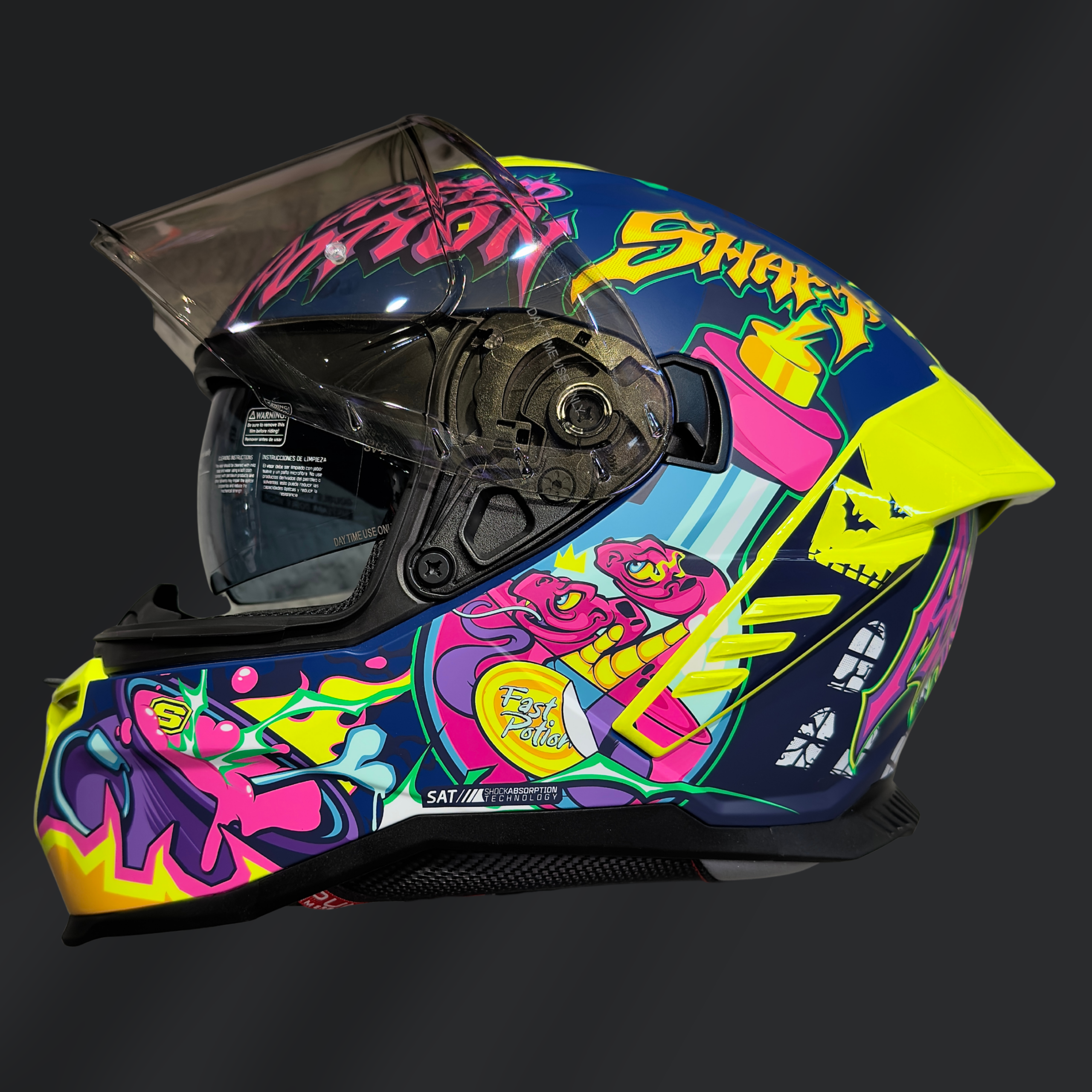 CASCO INTEGRAL SHAFT SH-598 ABRAKADABRA MATE - Imagen 2