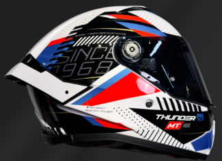 CASCO INTEGRAL MT HELMETS THUNDER 4 SV LUMINENCE A7 GLOSS