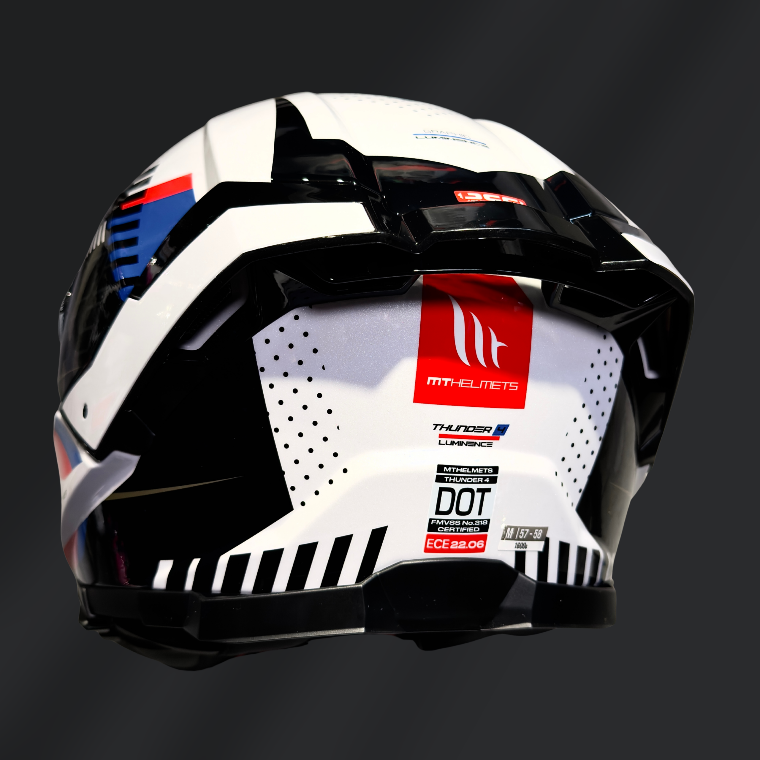 CASCO INTEGRAL MT HELMETS THUNDER 4 SV LUMINENCE A7 GLOSS - Imagen 4