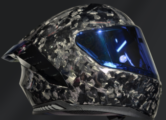 CASCO INTEGRAL ASTRO FIBRA DE CARBONO FORJADO