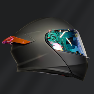 CASCO ABATIBLE KOV THUNDER METAL PINK MATE