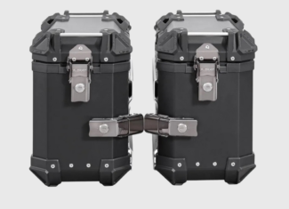 BAÚLES LATERALES DE ALUMINIO LS2 MB30 NEGRO 30 LTS