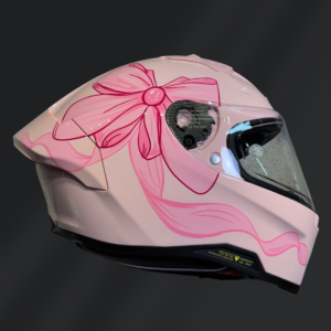 CASCO INTEGRAL ASTRO PISTA MOÑO ROSA