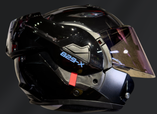 CASCO ABATIBLE 180° FASEED X628 OPTIMUS NEGRO GLOSS