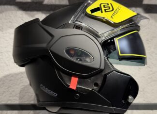CASCO ABATIBLE 180° FASEED X600 OPTIMUS NEGRO MATE