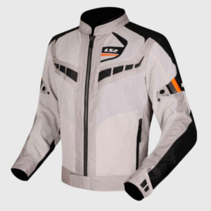 CHAMARRA LS2 GARDA GRIS NARANJA