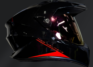 CASCO DOBLE PROPÓSITO HRO MX340 DV NEGRO GLOSS