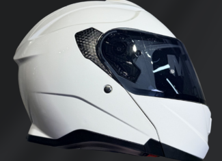 CASCO ABATIBLE MT EXODUS PURE WHITE GLOSS