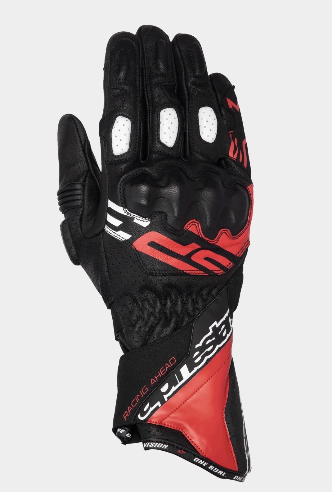 GUANTES ALPINESTARS SP-3 NEGRO ROJO