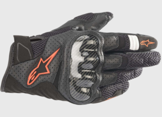 GUANTES ALPINESTARS MAN – SMX-1 AIR V2 NEGRO/NARANJA